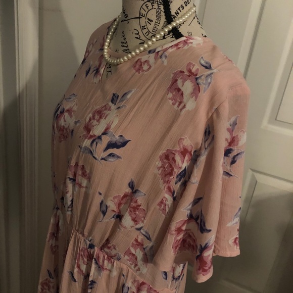 🌼LIKE NEW🌼David & Dani Pretty in Pink Plus Dress - Picture 6 of 13